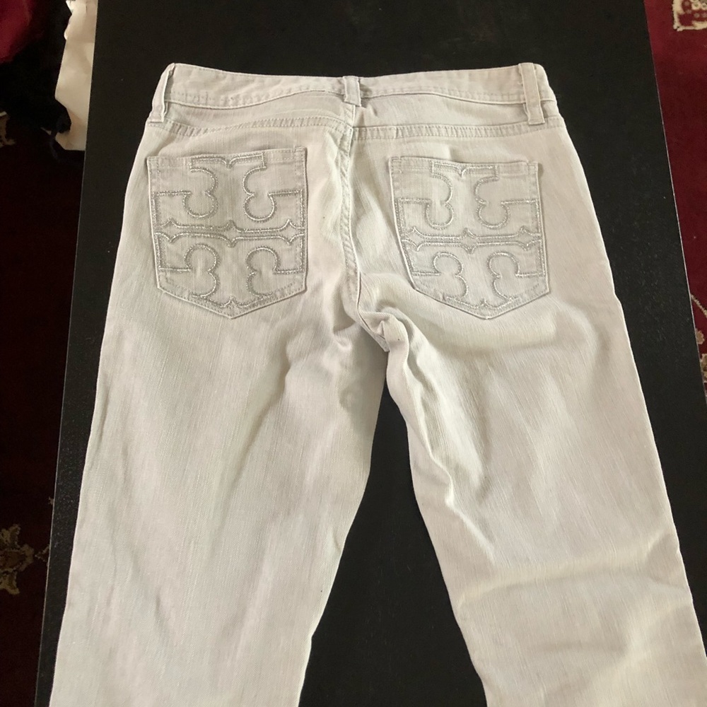 Tori Burch gray jeans